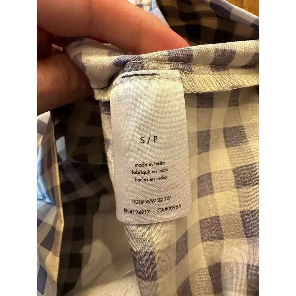 We Wore What Casual Cotton Shorts Pull On Gingham Plaid Size Small Boxers Womens - Picture 10 of 14